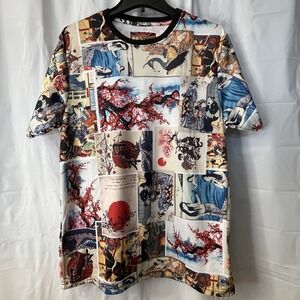 Fresh Prints Of Tokyo by Drill Clothing Co T-shirt Japanese Art AOP Unisex L